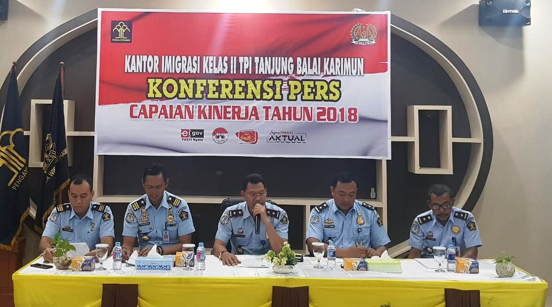 Konferensi Pers Capaian Kinerja Tahun 2018