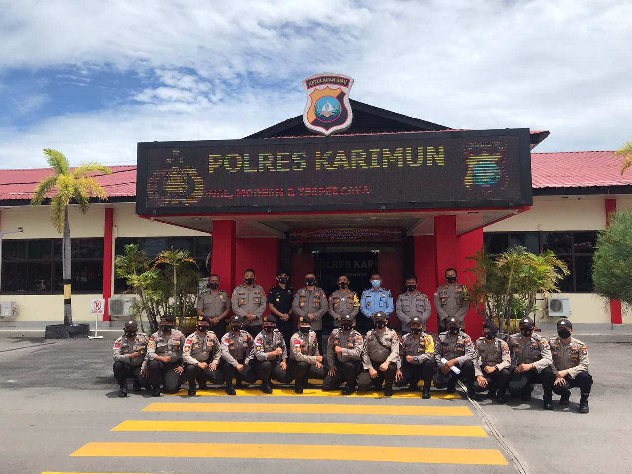 Monitoring dan Evaluasi Brigadir Perbatasan Polda Kepri Di Polres Karimun