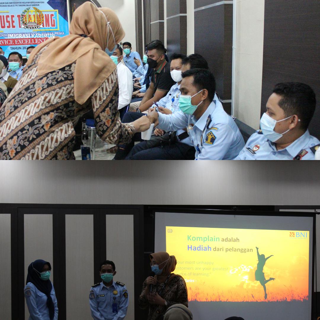 Berkomitmen Tingkatkan Kualitas Layanan, Kantor Imigrasi Karimun Adakan In House Training “Service Excellence”