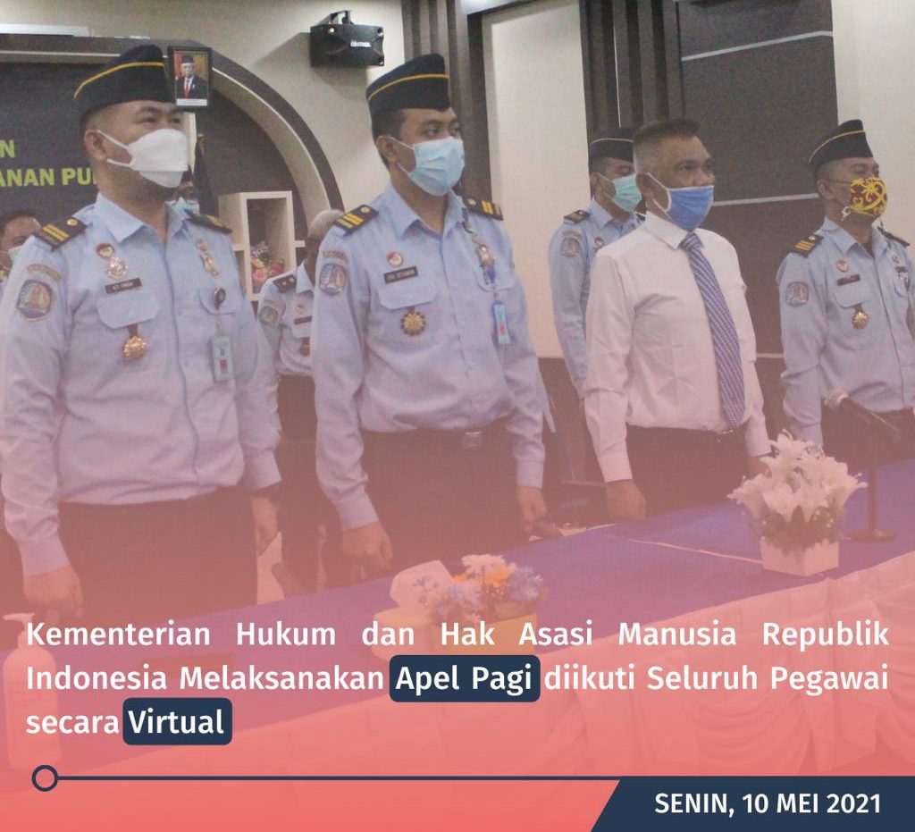 Apel Pagi Virtual Pegawai Kemenkumham RI