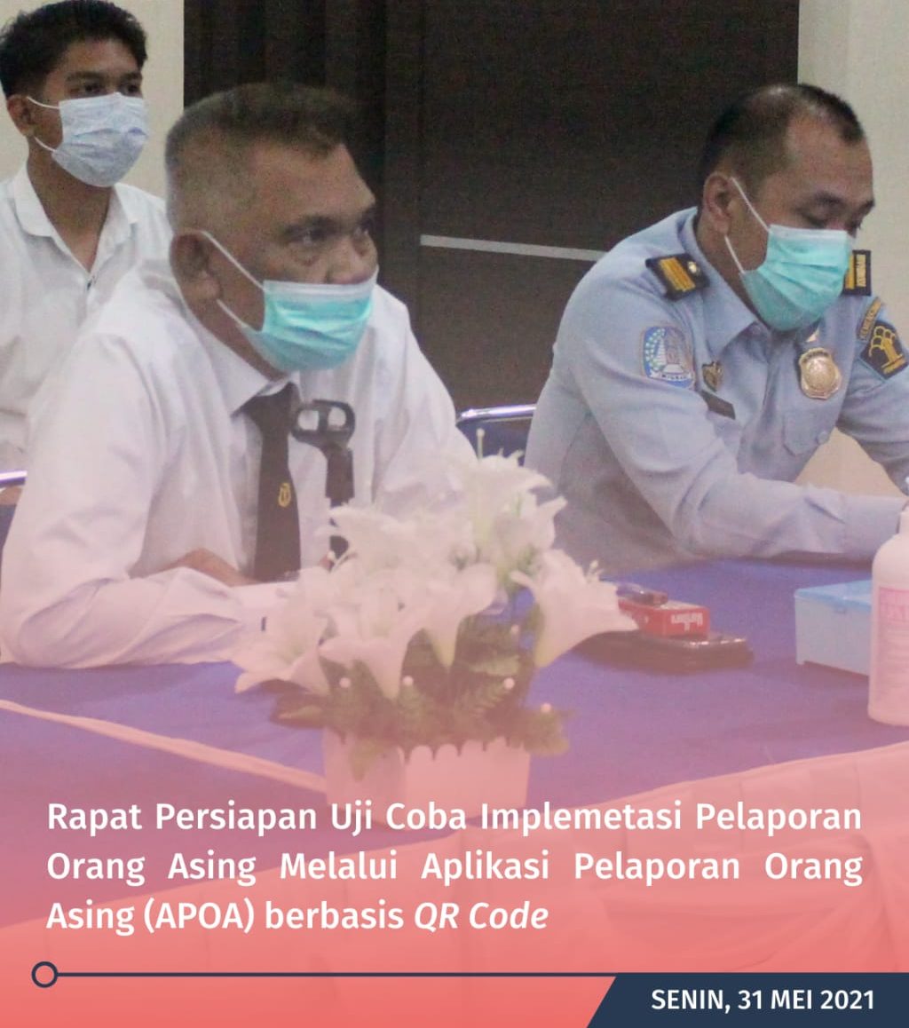 Rapat Persiapan Uji Coba APOA berbasis QR Code
