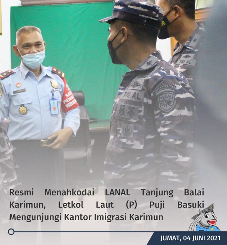 Kunjungan Danlanal Tanjung Balai Karimun