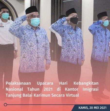 Pelaksanaan Upacara Hari Kebangkitan Nasional Tahun 2021
