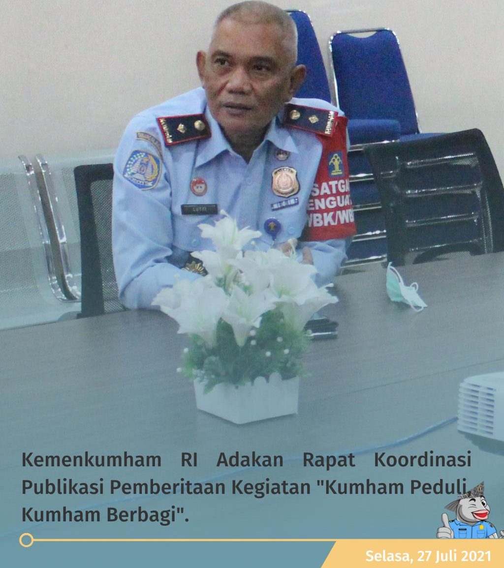 Rapat Koordinasi terkait  Bakti Kemenkumham Terhadap Masyarakat Terdampak Covid-19