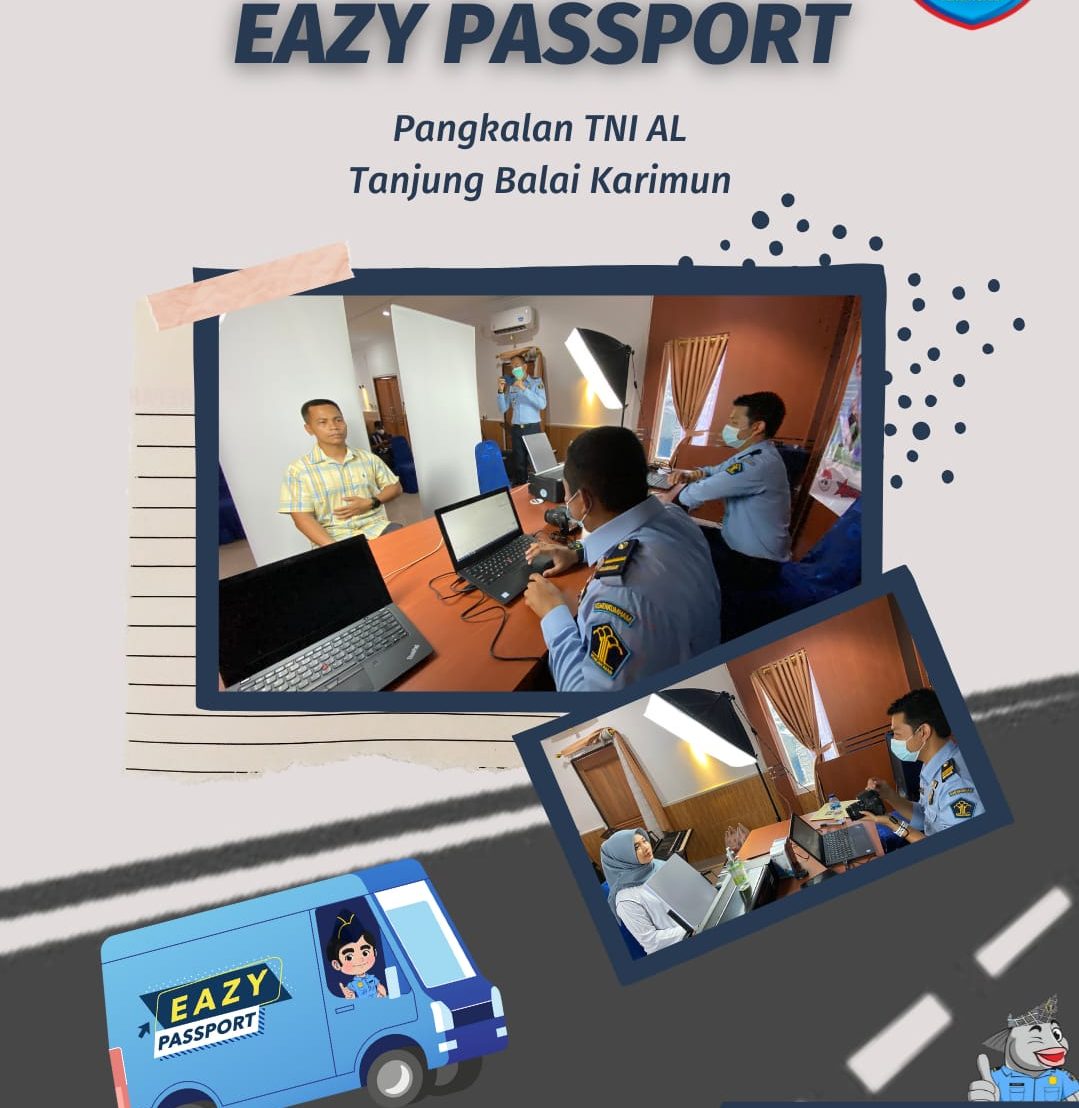 Layanan Eazy Passport di Pangkalan TNI AL