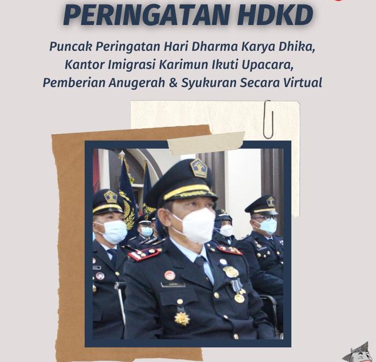 Peringatan Hari Dharma Karya Dhika (HDKD) Tahun 2021
