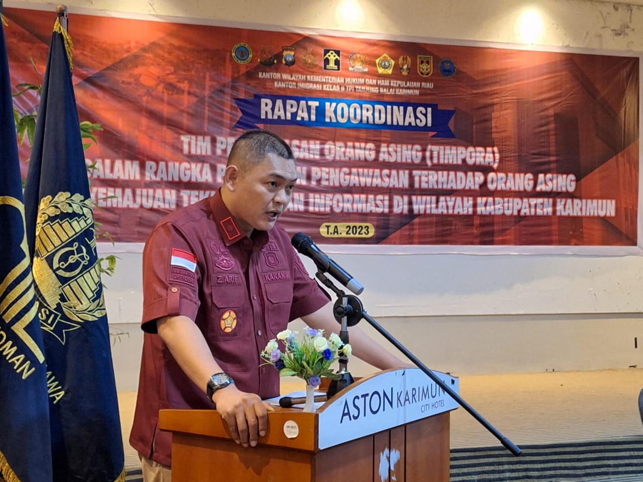 LAKSANAKAN GIAT TIMPORA, IMIGRASI KARIMUN PERKUAT PENGAWASAN KEIMIGRASIAN