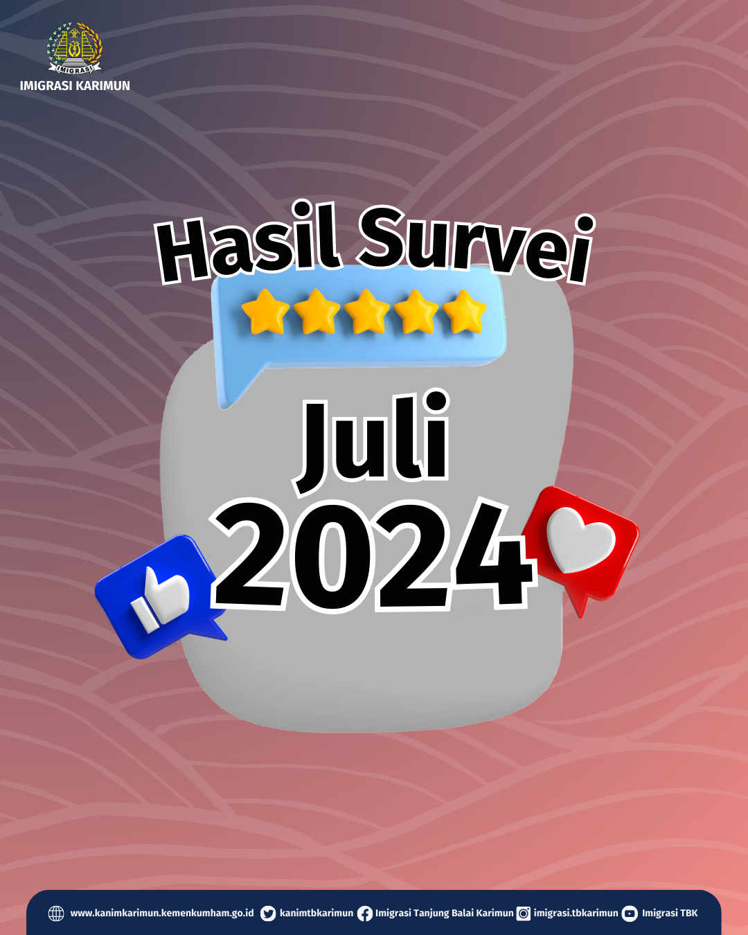 HASIL SURVEI BULAN JULI 2024