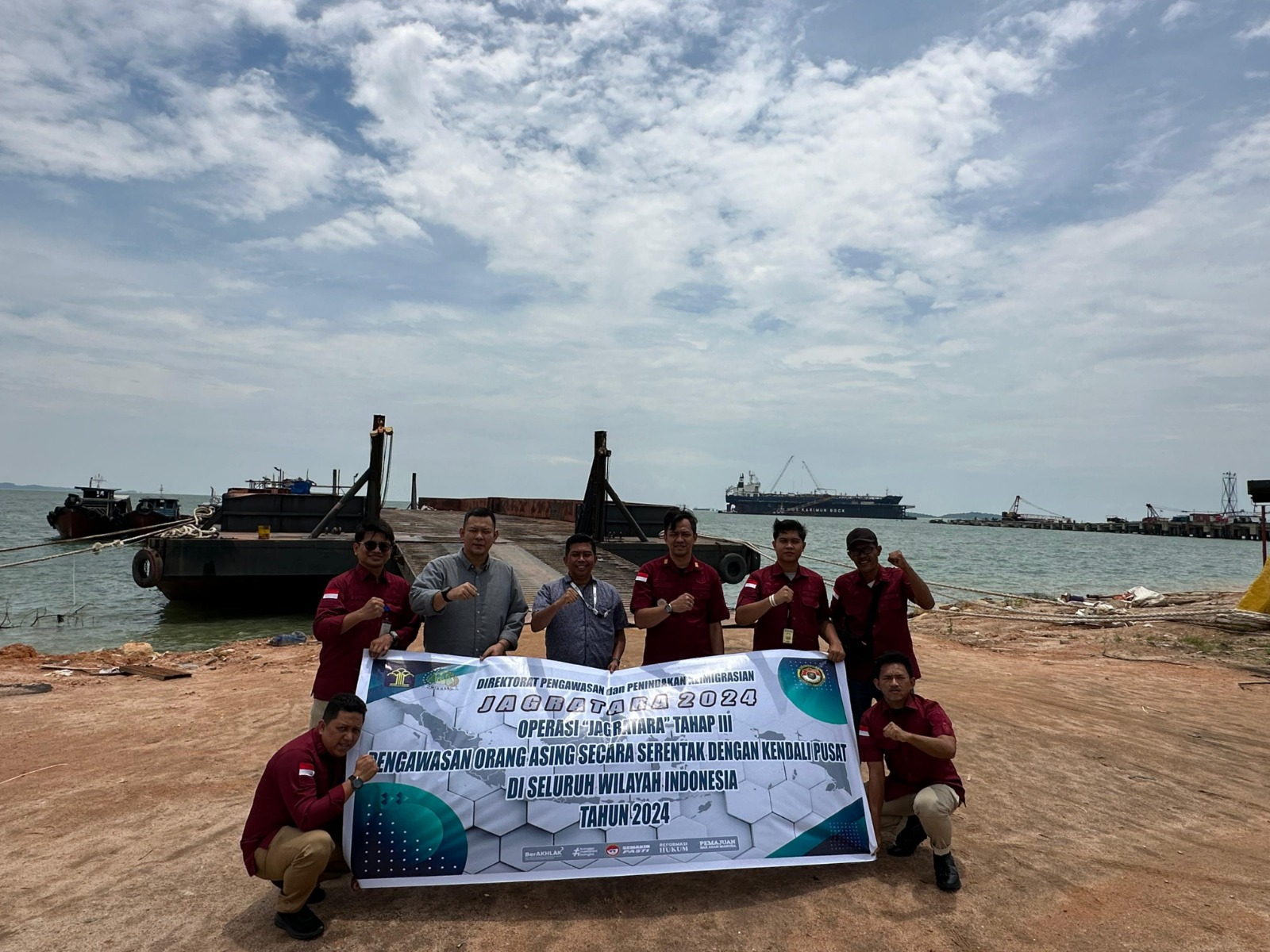 Kantor Imigrasi Kelas II TPI Tanjung Balai Karimun Laksanakan Operasi “JAGRATARA” Tahap III untuk Pengawasan Orang Asing