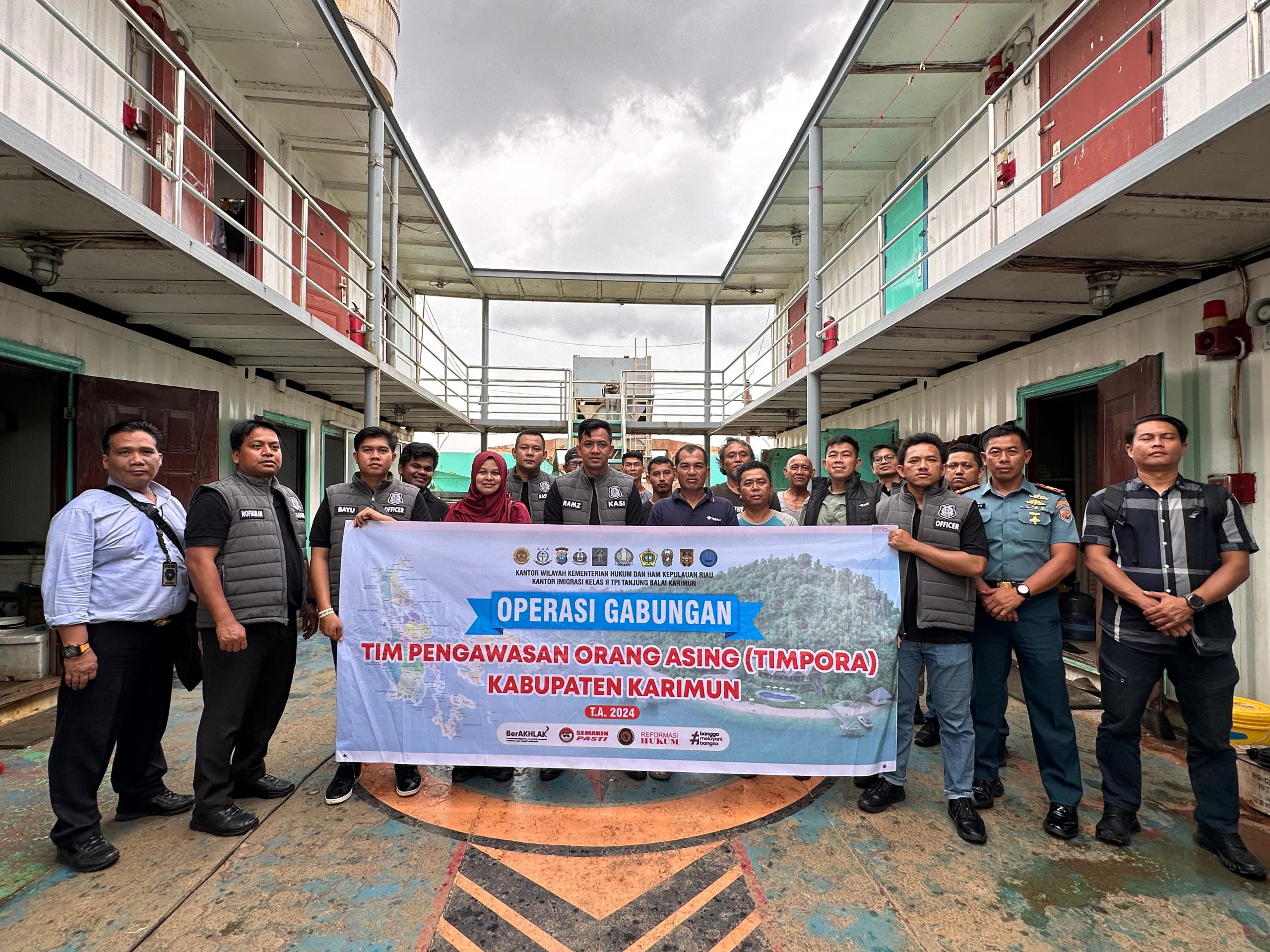 Rapat Koordinasi TIMPORA dan Operasi Gabungan TIMPORA Tahap II di Tanjung Balai Karimun