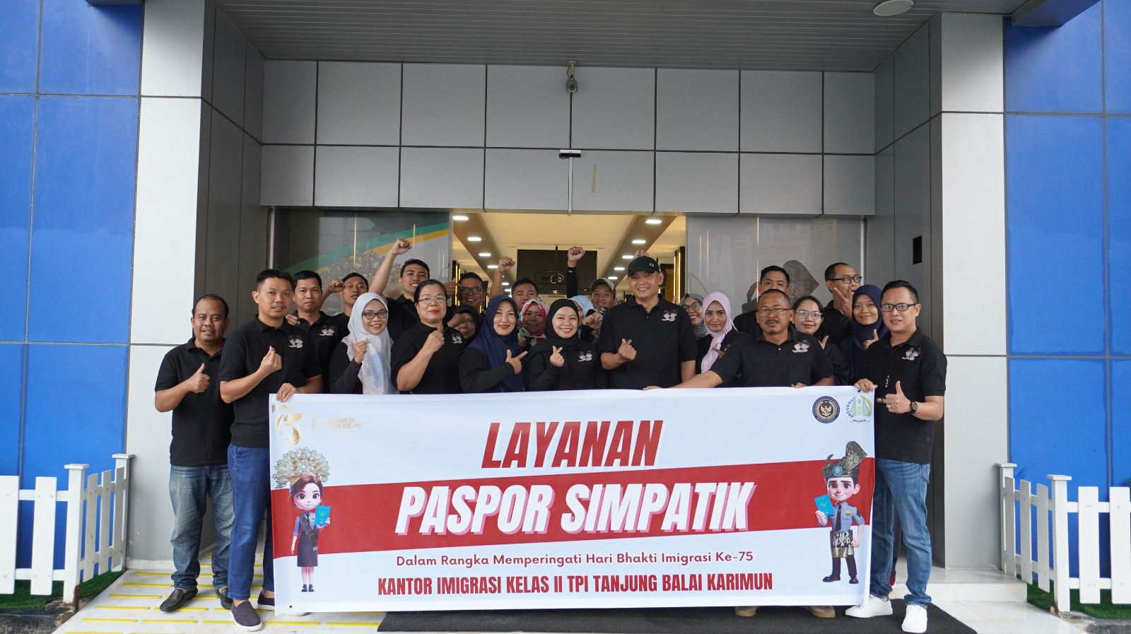 Imigrasi Karimun Kembali Laksanakan Layanan Paspor Simpatik di Hari Libur, Dalam Rangka Hari Bhakti Imigrasi Ke-75